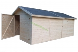 Fa garázs 3,3x5,3m (19 mm), fából készült garázs 3,3x5,3m (19 mm)