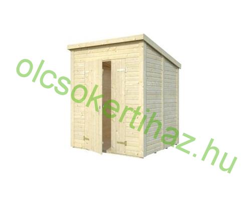 Kerti faházikó 2,2 x 2,2 m , 19 mm , lapos tetős